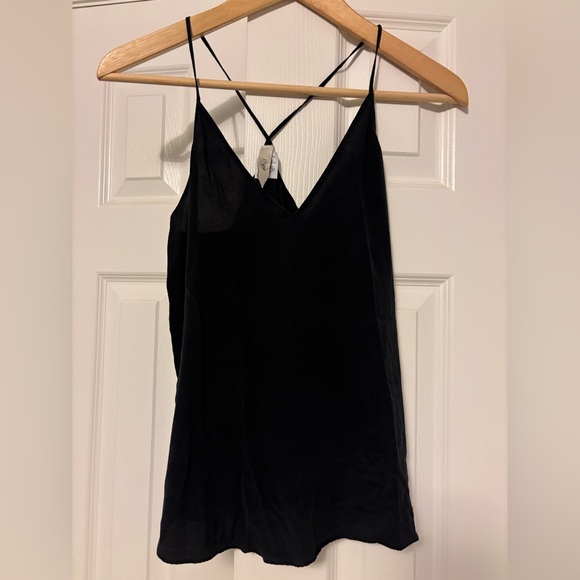 Rory Beca Silk black small tank top - Picture 2 of 3